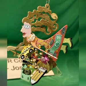 2000 "Fanciful Flights" ornament by artist Karen Rossi for Silvestri, specifical